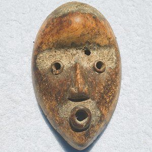Lega Tribe African Mask - Vintage